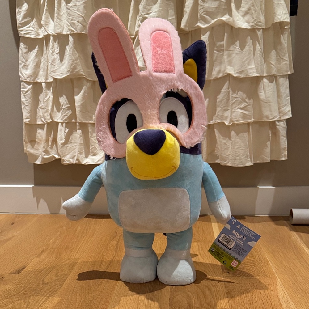Easter Bunny Bluey Character Plush